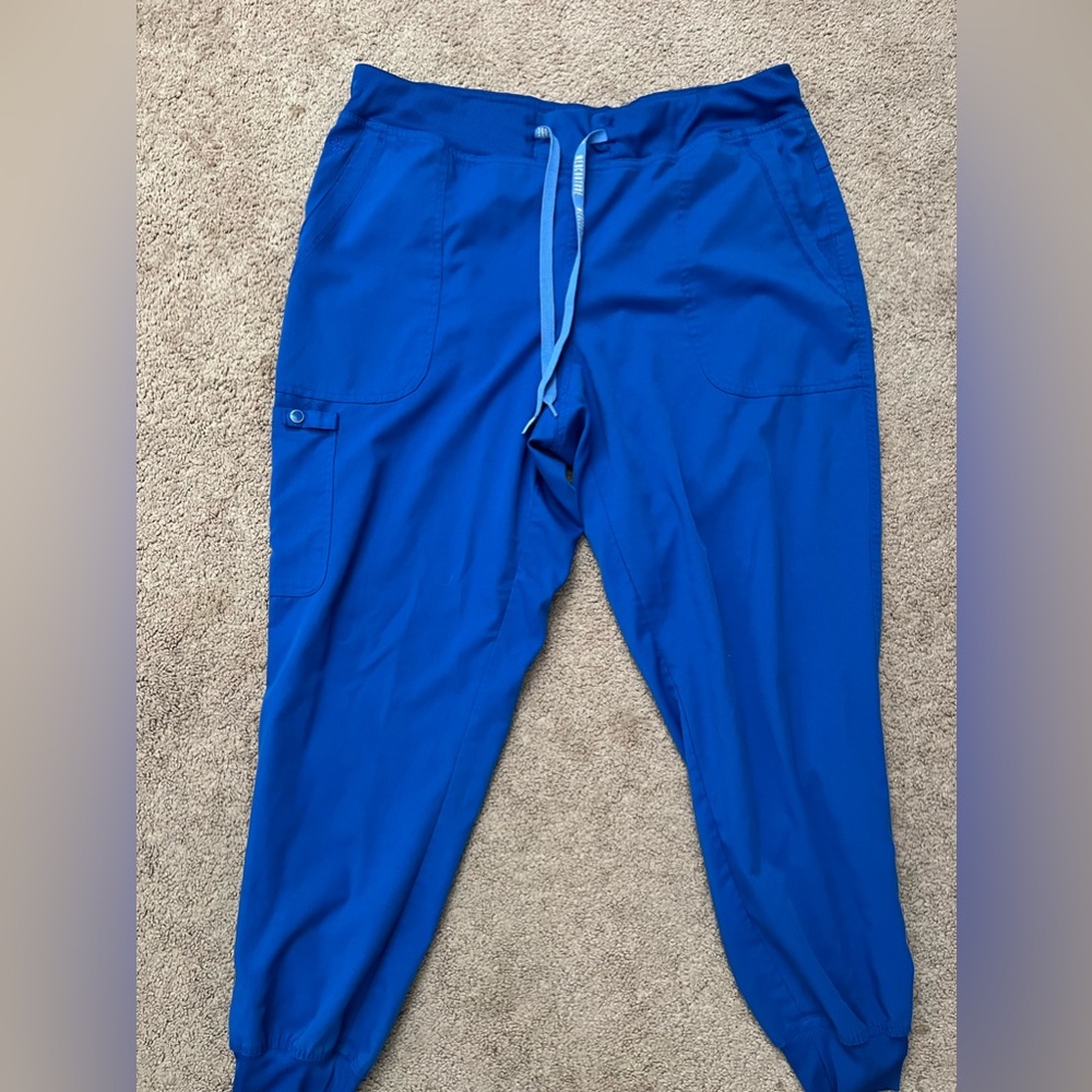 Med couture Royal blue jogger scrub pants